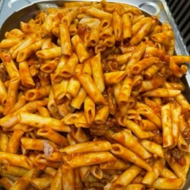 Macarrones boloñesa